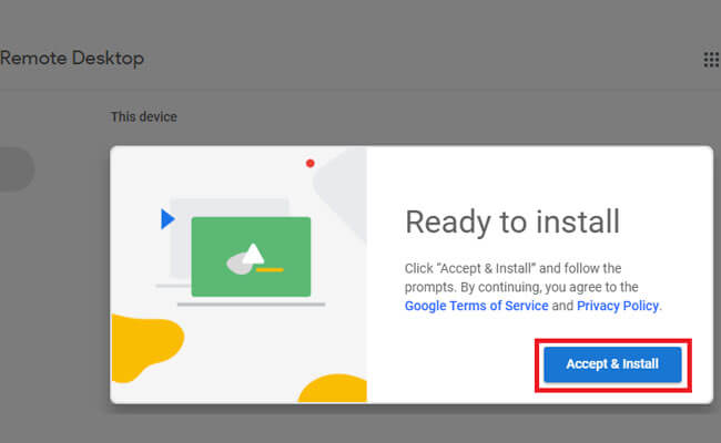 chrome remote desktop