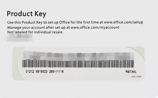 Microsoft 365 Product key
