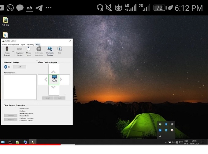 open bluetooth