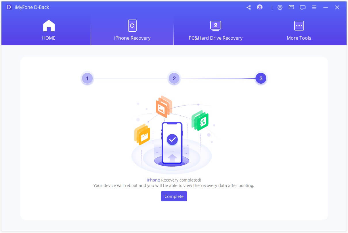 recover to device process