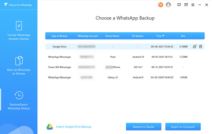 release encrypted whatsapp google drive backup