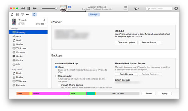 sync-iphone-on-itunes