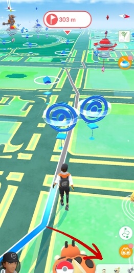 walking in pokemon go routes